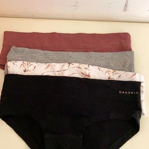Four Danskin underwear bundle